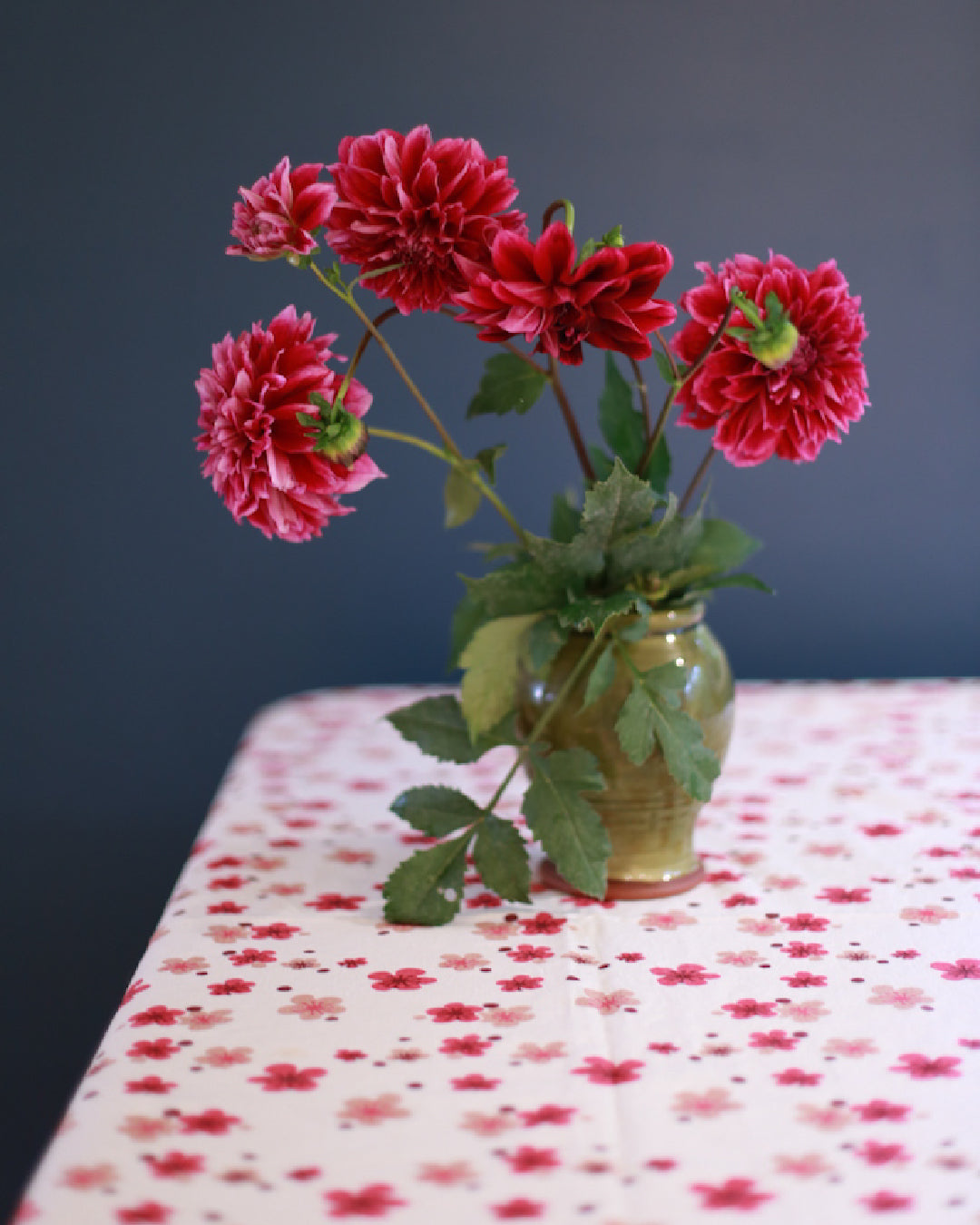 Manuka Print Hemp Tablecloth