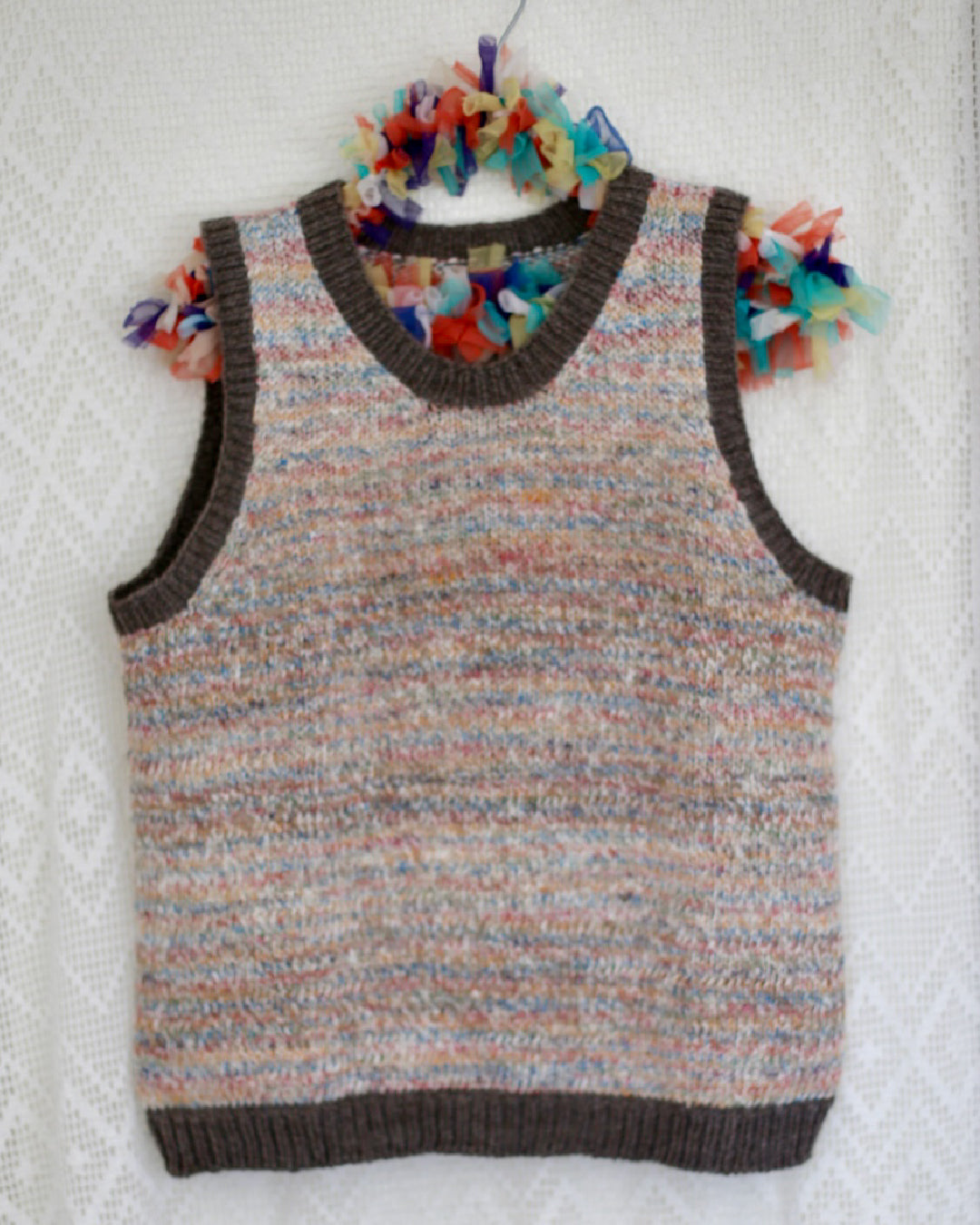Highcountry Homespun Tank — Hand-Spun NZ Wool, Hand Knit