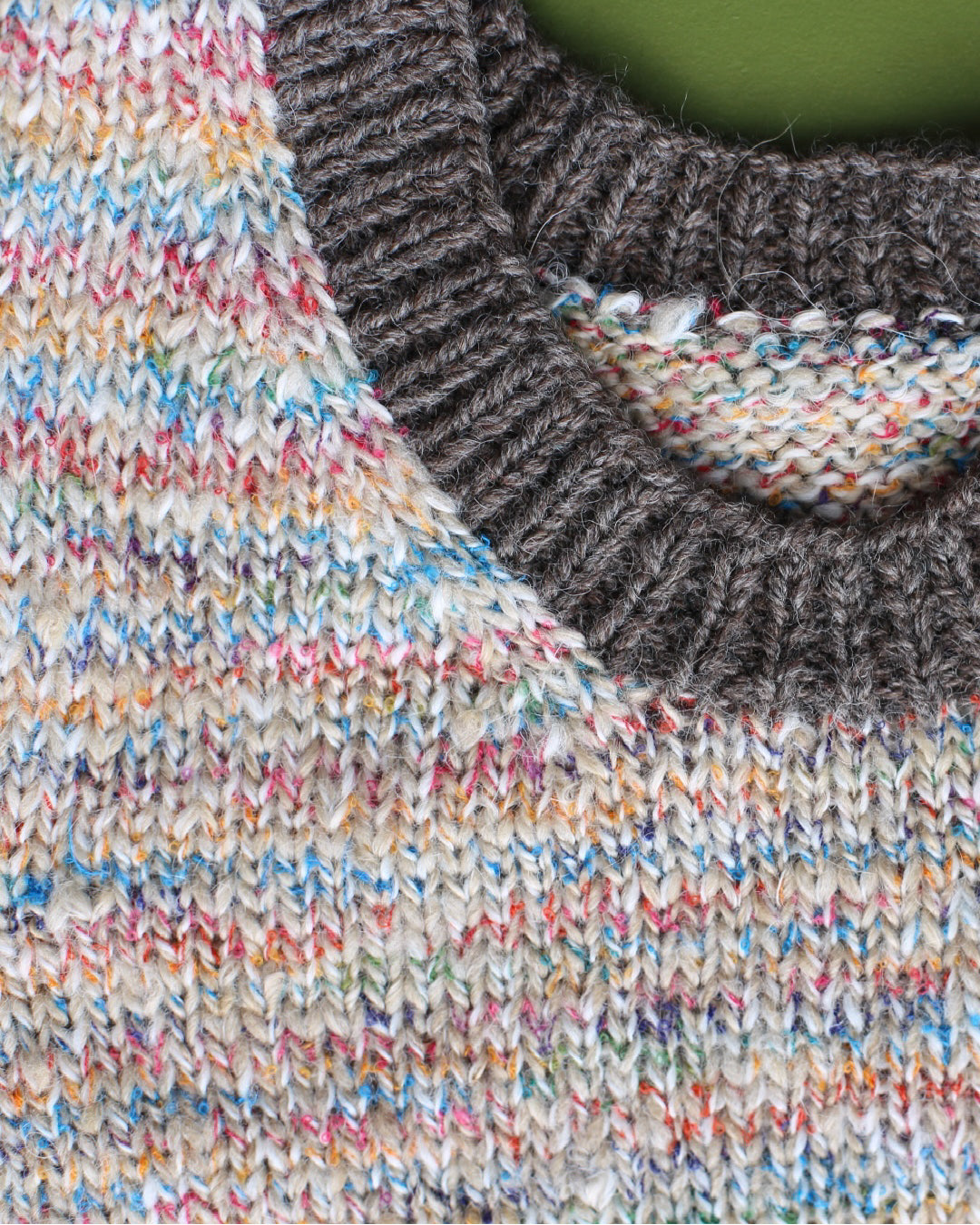 Highcountry Homespun Tank — Hand-Spun NZ Wool, Hand Knit