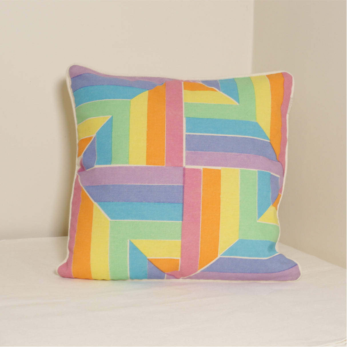 Geometric Pastels Cushion