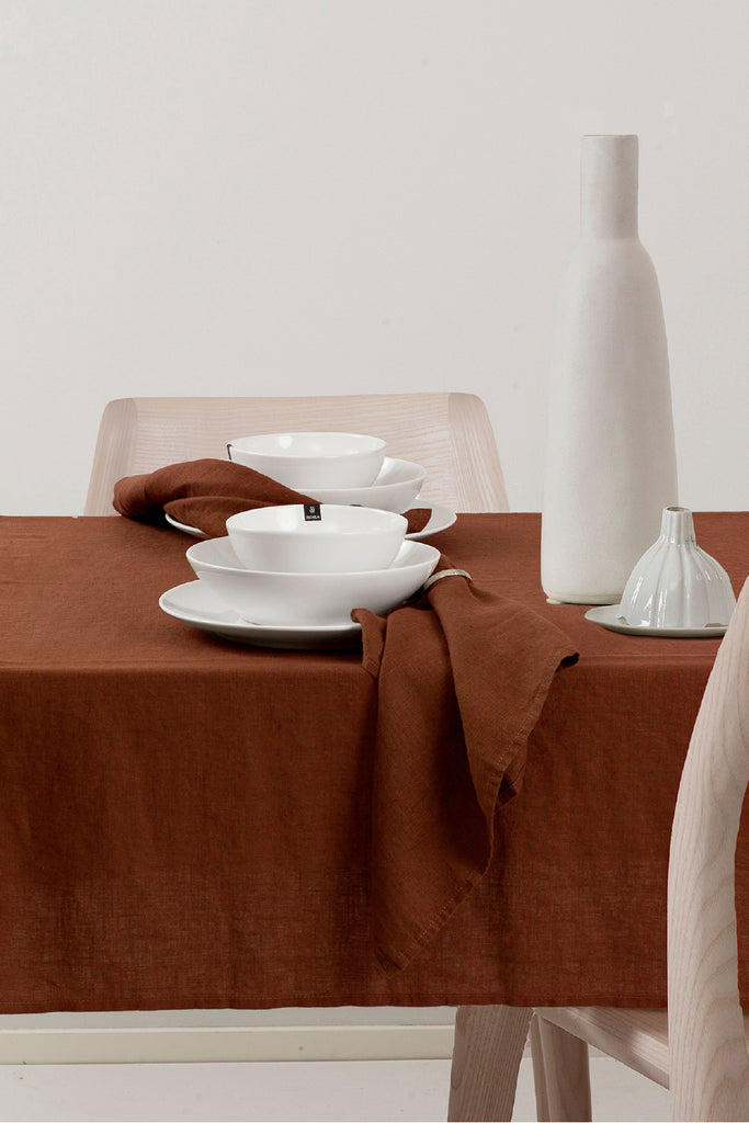 European Linen 'Rustique' Table Cloth