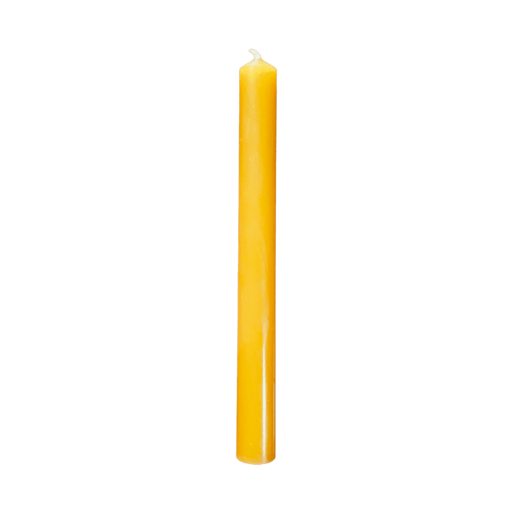Beeswax table candle