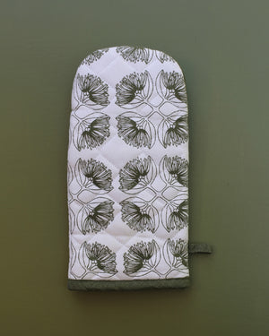 Evergreen Collection - Pohutukawa Oven Mitt (Olive)