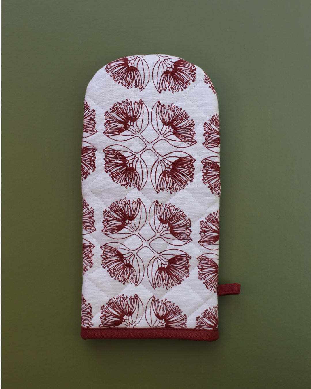 Evergreen Collection - Pohutukawa Oven Mitt (Salsa)