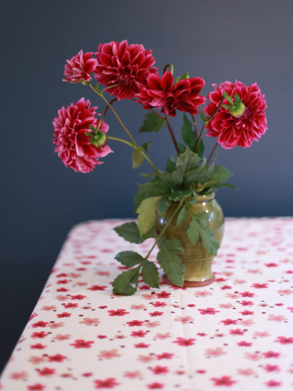 Manuka Print Hemp Tablecloth