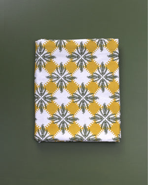 Pacifica Kowhai 'Spring Meadow' Hemp Tablecloth