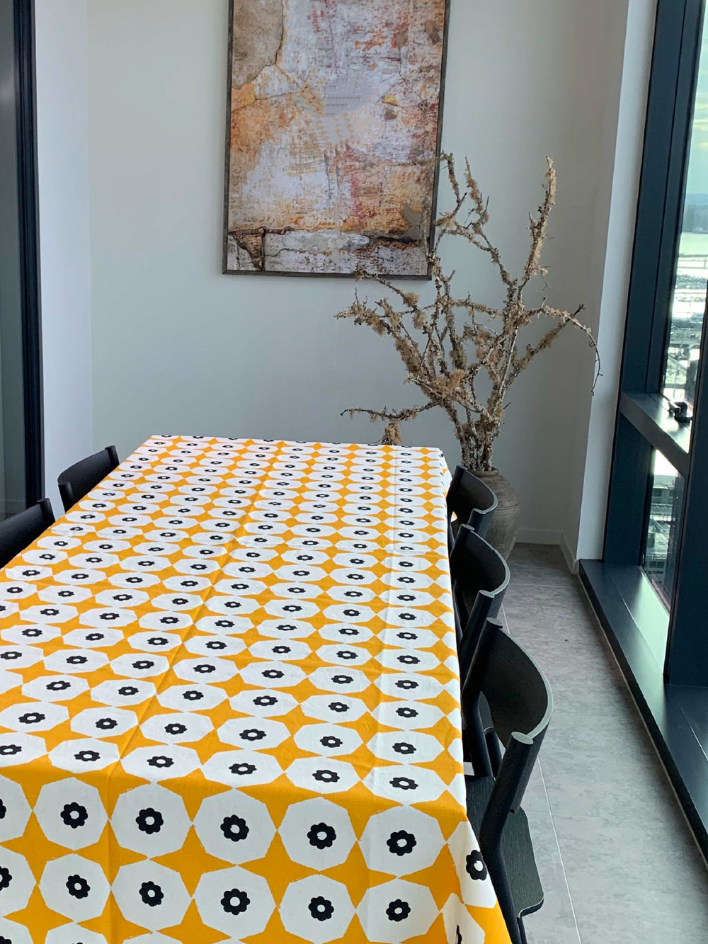 Star Poppy Hemp Tablecloth