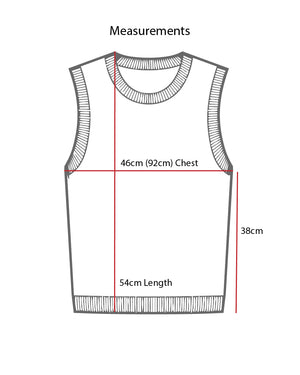 Autumn Shadow Knitted Tank — 100% Merino