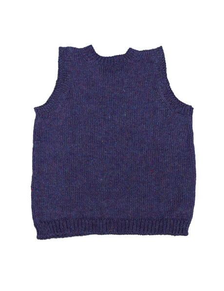Tui Knit Vest — 70% Wool 30% Mohair, Hand Knit