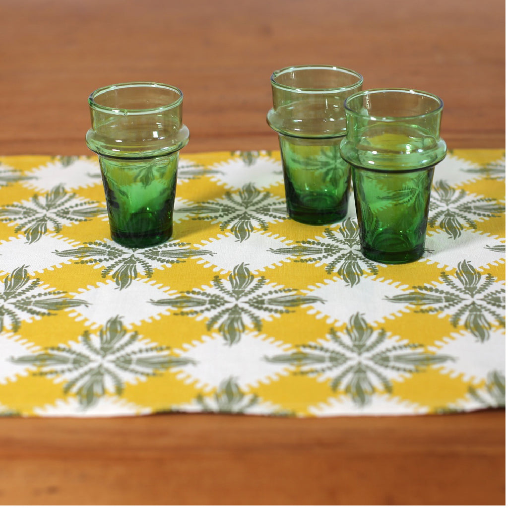 Pacifica 'Spring Meadow' Hemp Table Runner