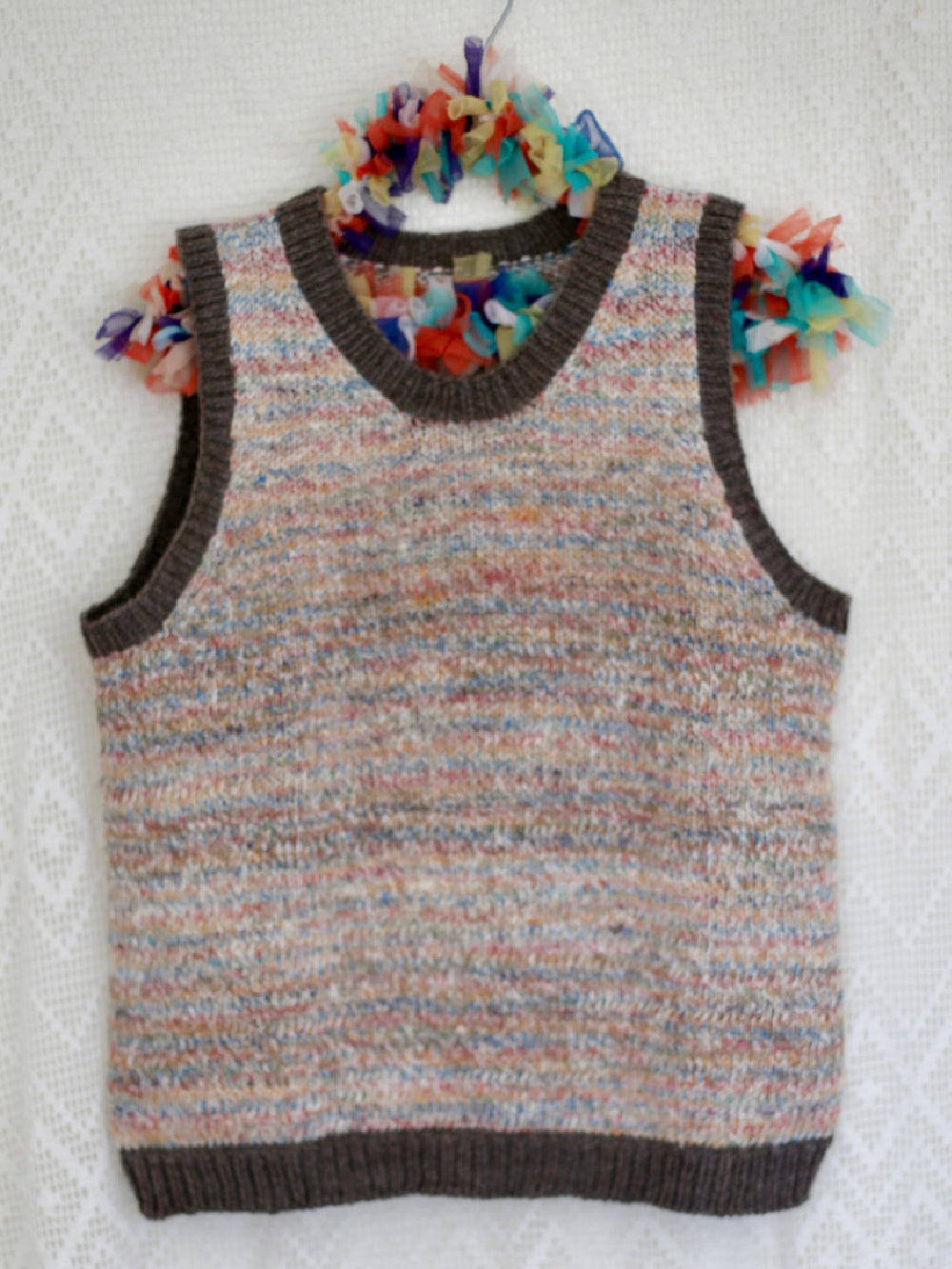 Highcountry Homespun Tank — Hand-Spun NZ Wool, Hand Knit