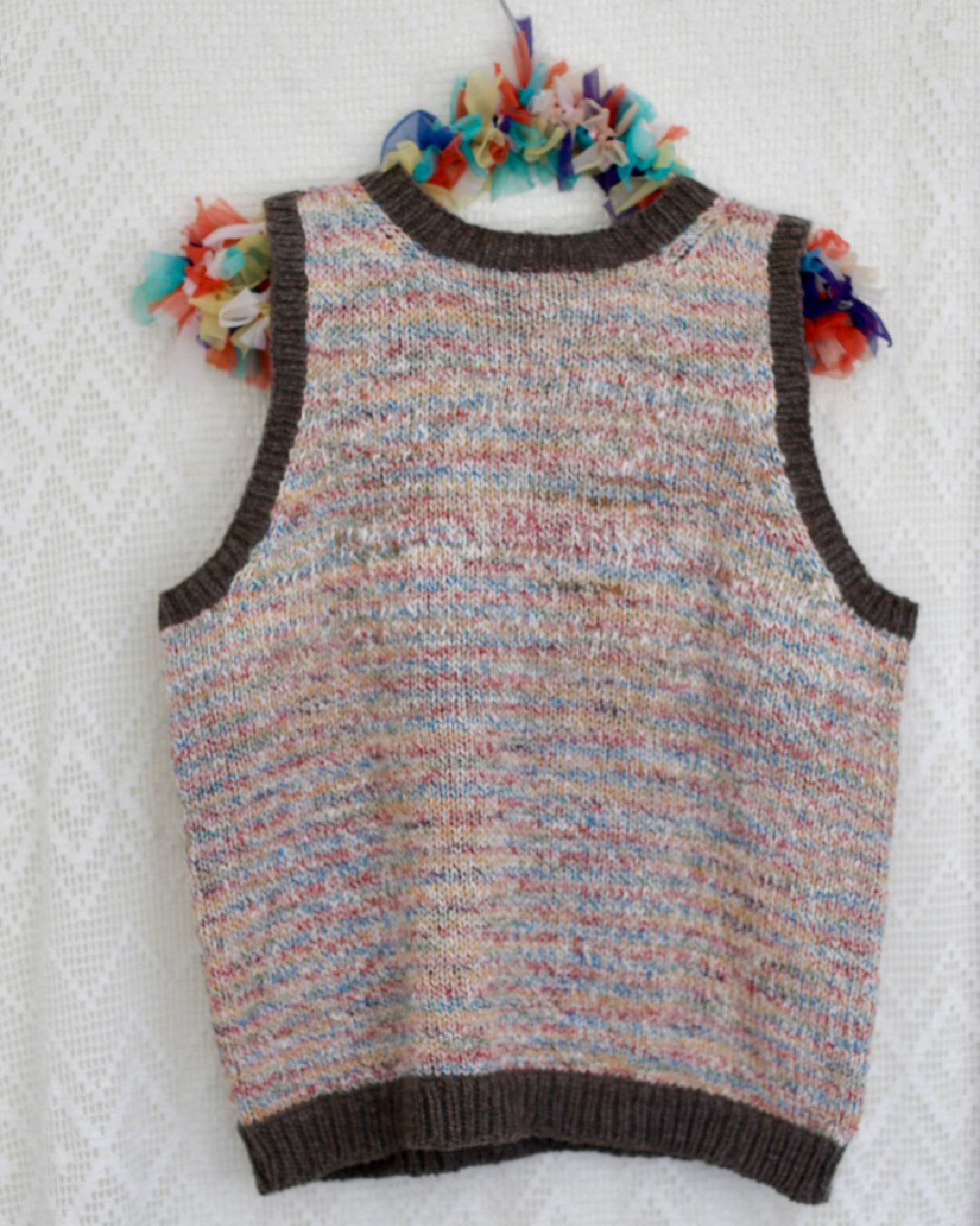 Highcountry Homespun Tank — Hand-Spun NZ Wool, Hand Knit