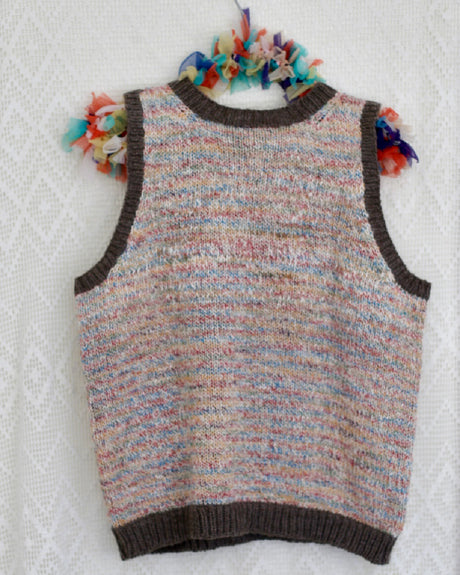 Highcountry Homespun Tank — Hand-Spun NZ Wool, Hand Knit