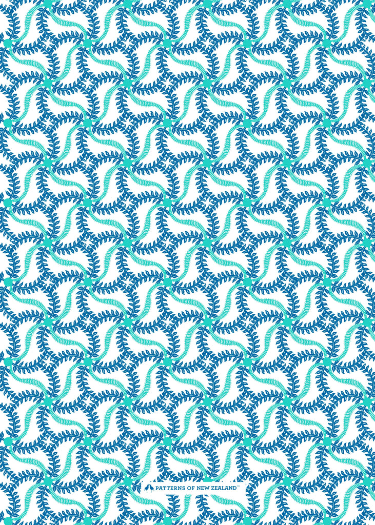 Set of 3 - Patterns of New Zealand 'Sea World' Tea Towel