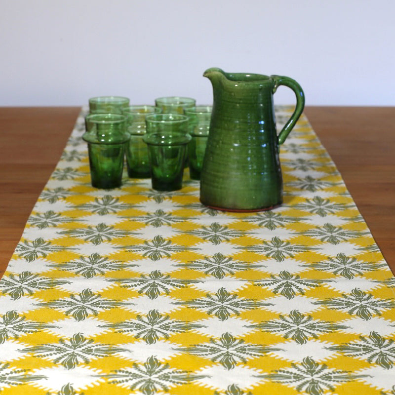 Pacifica 'Spring Meadow' Hemp Table Runner