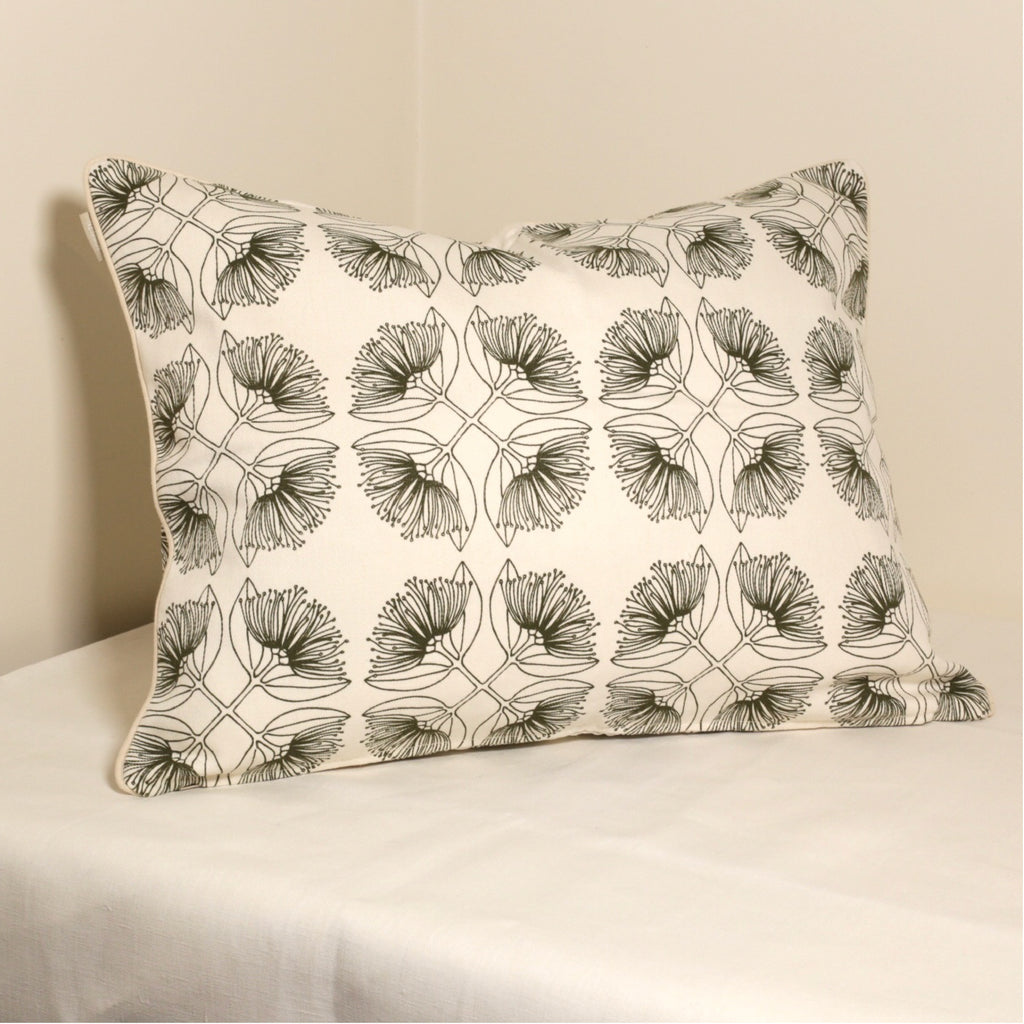 Pohutukawa Olive Cushion