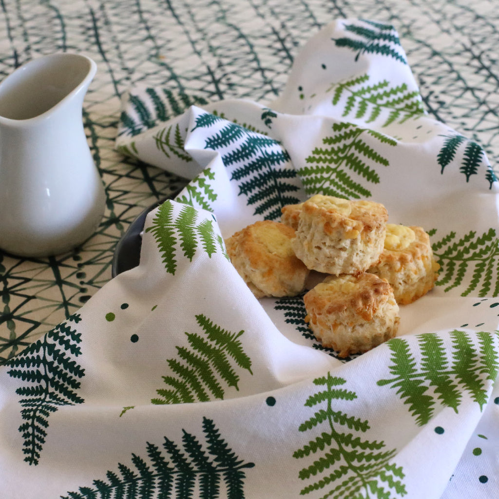 'Ferns' Tea Towel