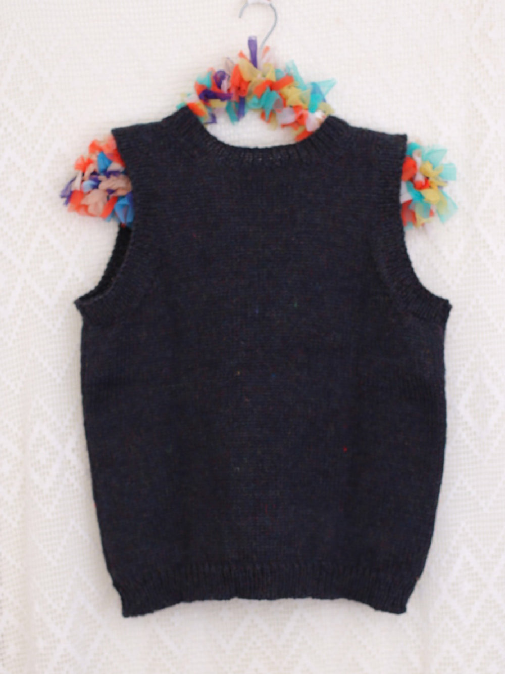 Tui Knit Tank — 70% Wool 30% Mohair, Hand Knit