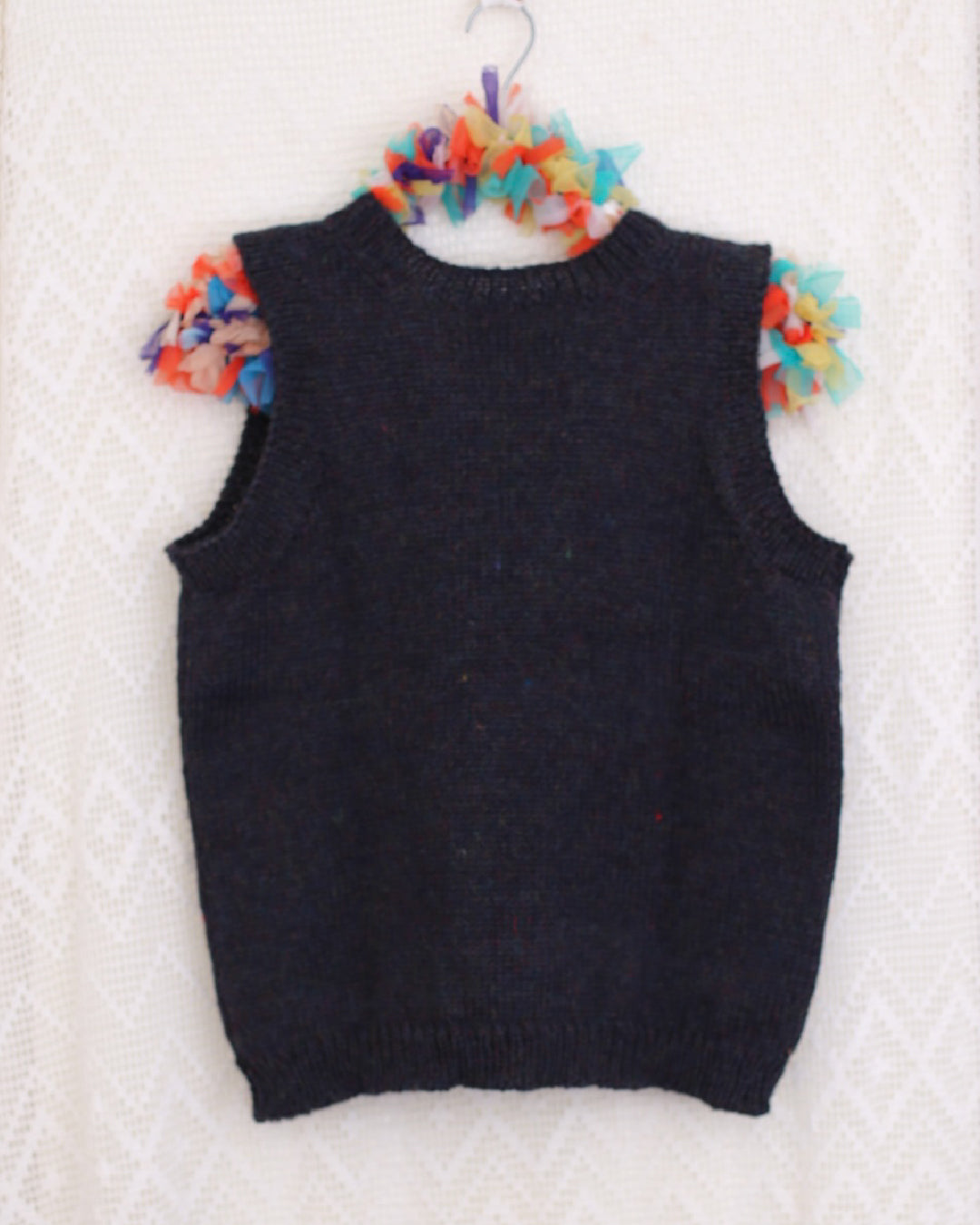 Tui Knit Tank — 70% Wool 30% Mohair, Hand Knit