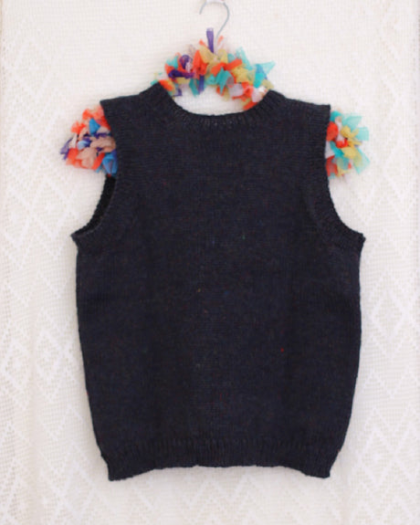 Tui Knit Tank — 70% Wool 30% Mohair, Hand Knit