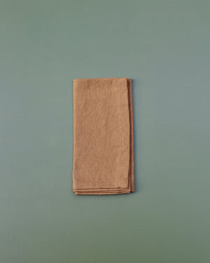 European Linen Napkin — Mustard