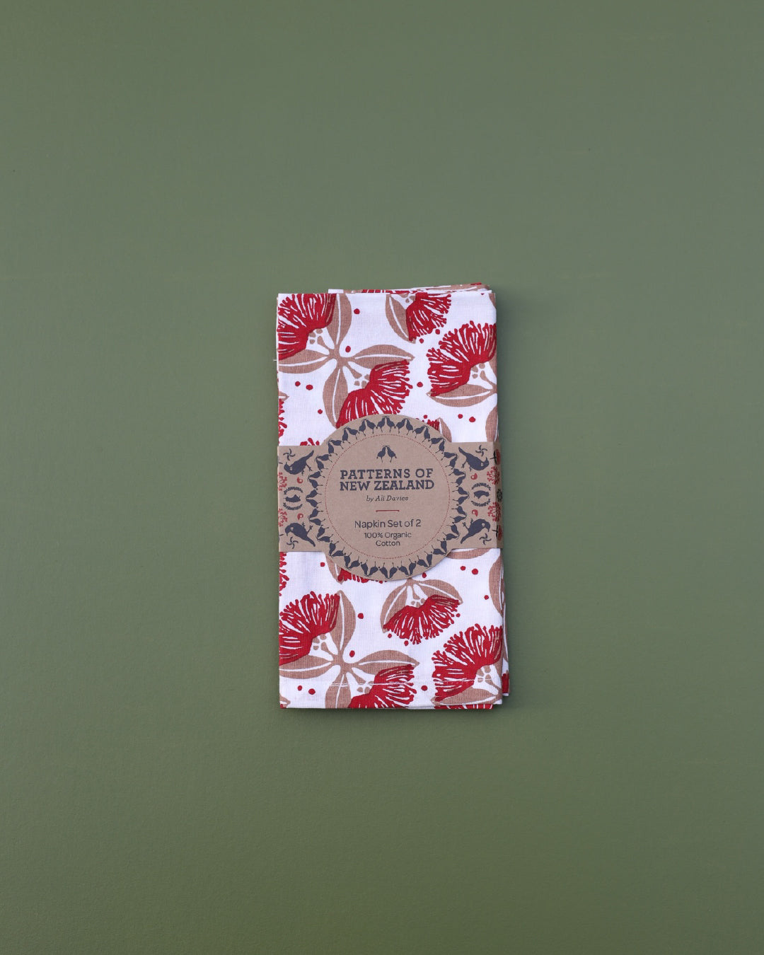 Pohutukawa Red Napkin Set of 2