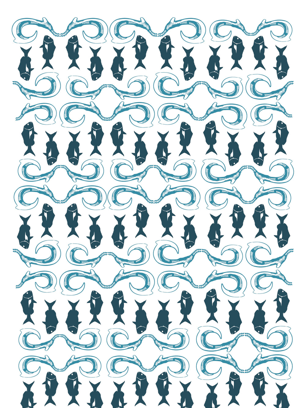 Patterns of New Zealand 'Maui's Hook' Blue