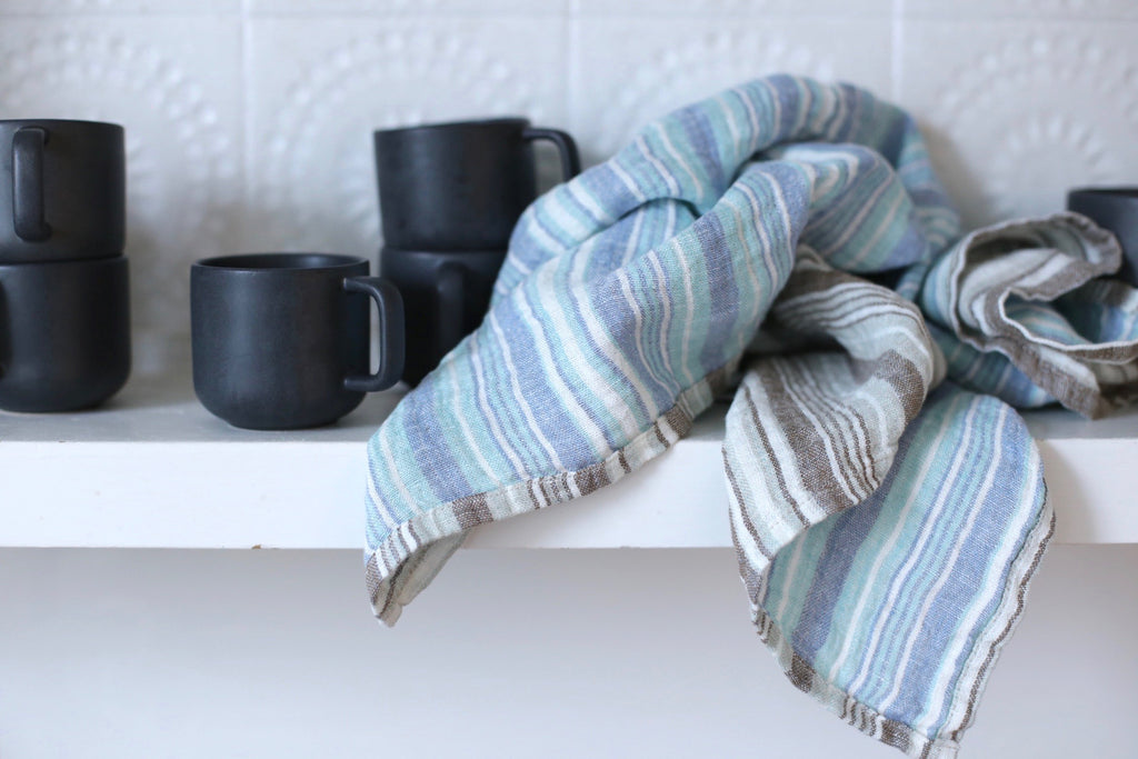 Double Woven Italian Linen Tea Towels