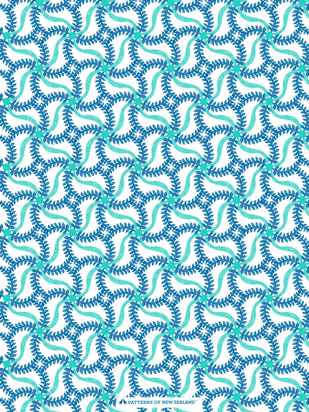 Patterns of New Zealand 'Sea World' Tea Towel