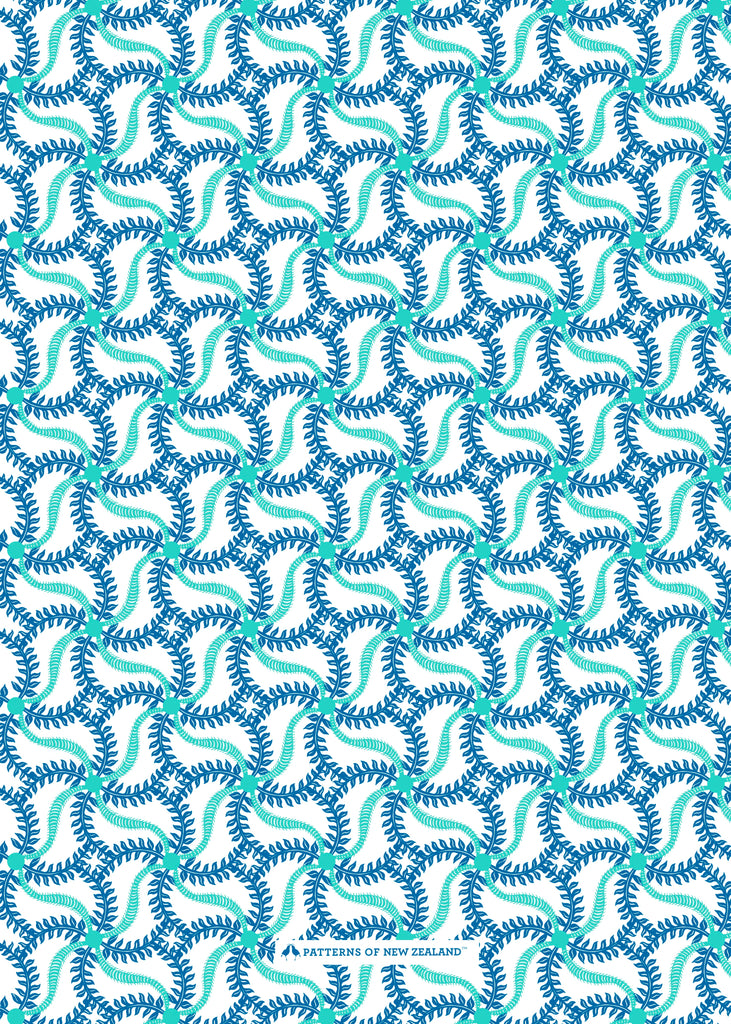 Patterns of New Zealand 'Sea World' Tea Towel