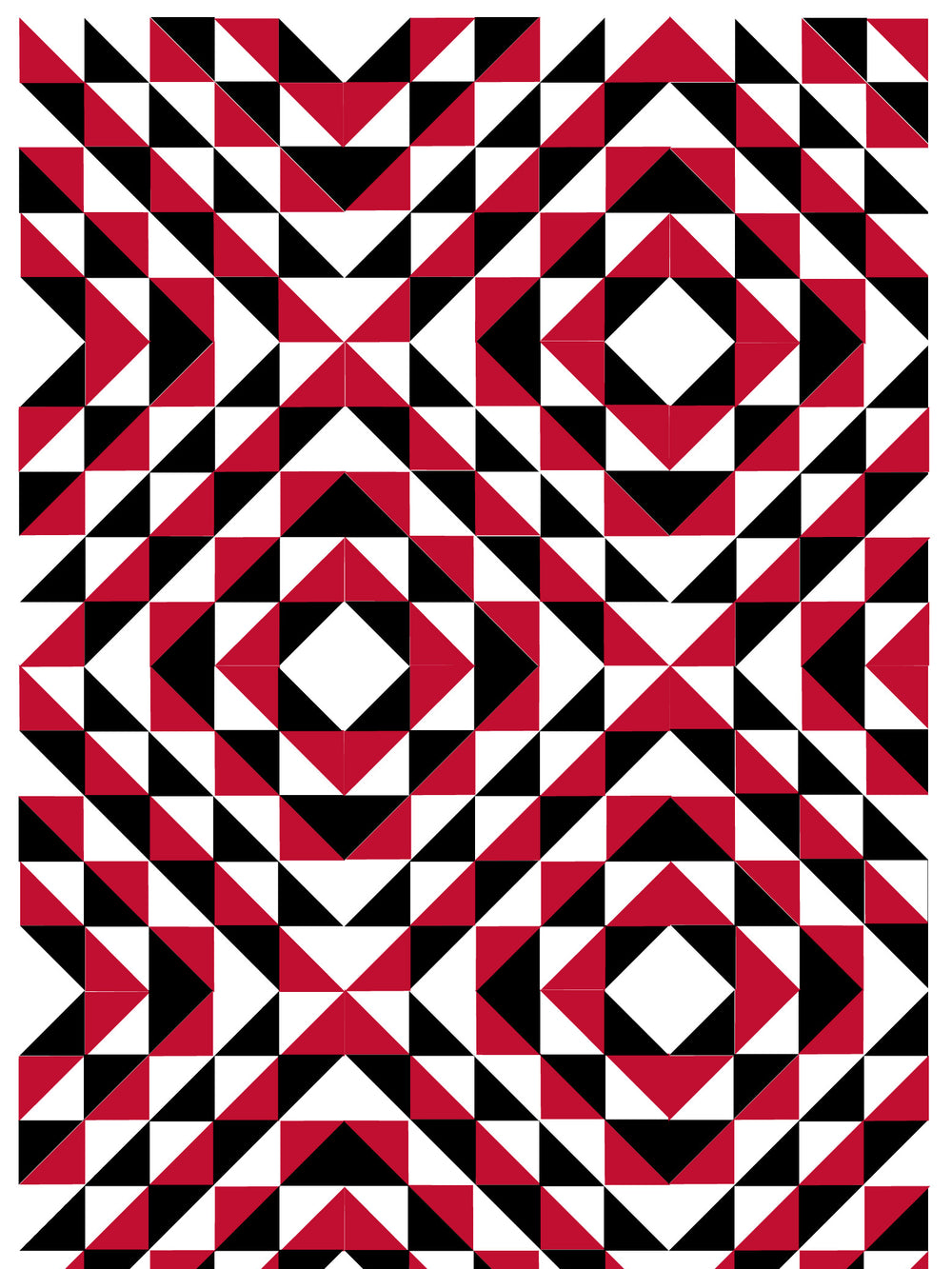 Patterns of New Zealand 'Tukutuku' Tea Towel