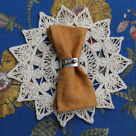 European Linen Napkin — Mustard